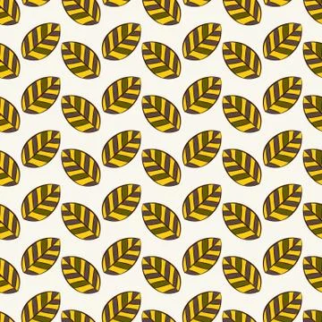 Leaf seamless pattern. Vector background. イラスト素材