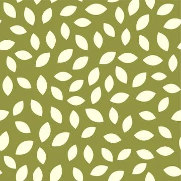 Leaf seamless pattern vector plant background. Nature flat leaf herb green soft 스톡 일러스트
