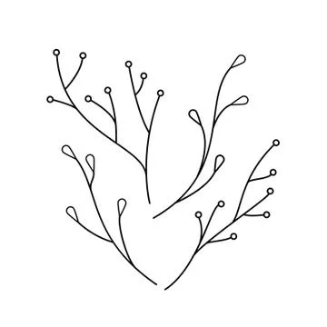 Leaf set Illustrazione stock