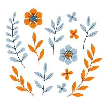 Leaf set Stock Illustration