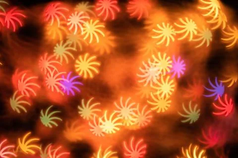 Leaf shape blur bokeh abstract background. 스톡 사진