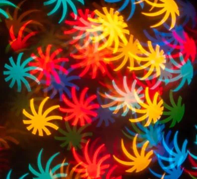 Leaf shape blur bokeh abstract background. Stock Photos