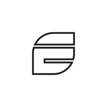 Leaf shape letter E icon vector Stockillustratie