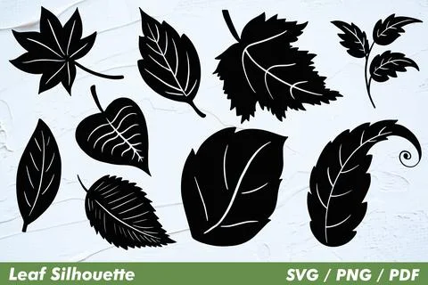 Leaf Silhouette Stock Illustration