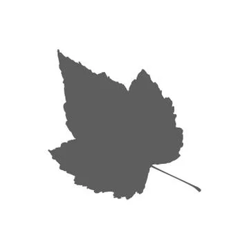 Leaf silhouette illustration Stock Illustration