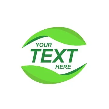 Leaf simple design Stock Illustration