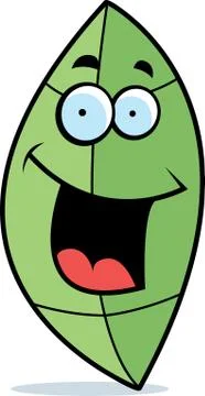 Leaf Smiling Stock Illustration