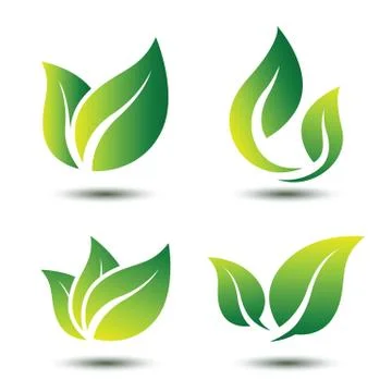 Leaf symbol Stock Illustration
