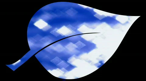 Leaf symbol light reflections V1 - HD Stock Footage 751440