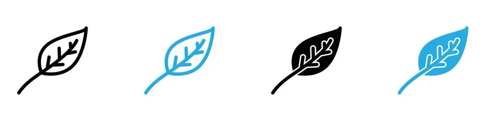 Leaf Symbol Representing Eco-Friendly and Organic Products Illustrazione stock