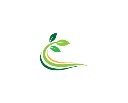 Leaf symbol vector icon Stock Illustration