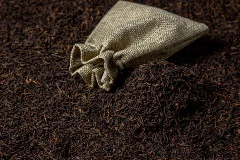 Leaf tea. a lot of loose tea.  Stock Photos
