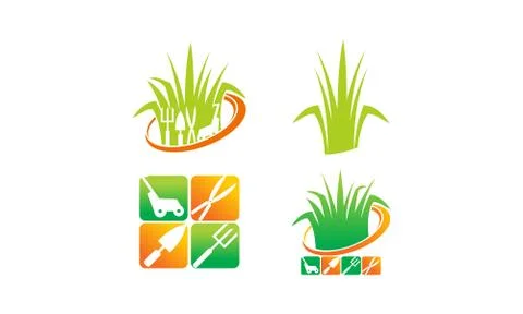 Leaf Template Vector Set Ilustración de archivo