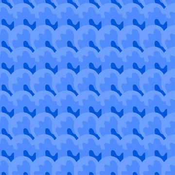 Leaf texture blue seamless pattern textile print. repeat pattern background d Stockillustratie