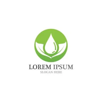 Leaf tree go green logo and symbol vector Stock Illustration