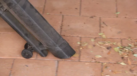 Leaf Vacuum 스톡 동영상 35046283