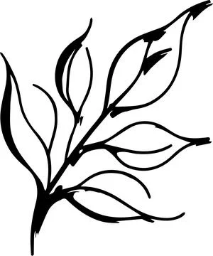 Leaf vector art design Ilustración de archivo