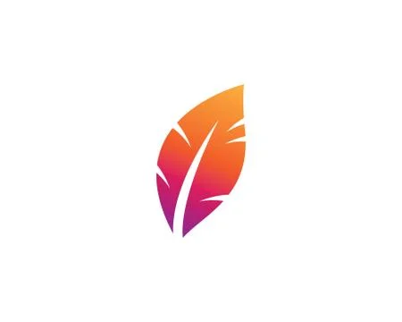 Leaf vector icon illustration Stock Illustration