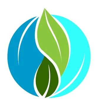 Leaf vector logo design stock illustration Stock Illustration