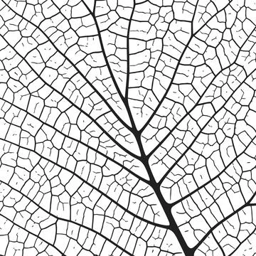 Leaf vein texture abstract background with close up plant leaf cells ornament Stock Illustration