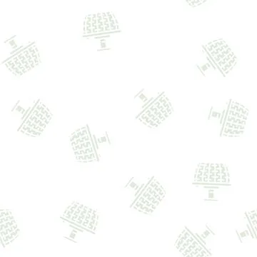 Leaf washer glyph vector seamless pattern 库存插图