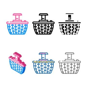 Leaf washer modern color icon vector Stock Illustration