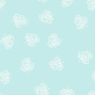 Leaf watermelon line seamless pattern Illustrazione stock