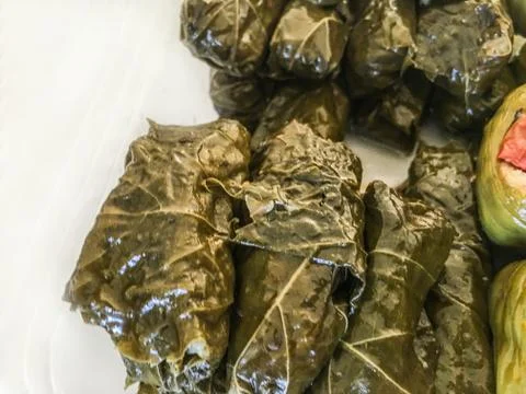 Leaf wrapping background unit isolate Stock Photos