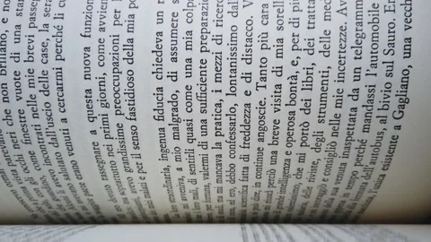 Leafing through a book Stock Footage 146330732