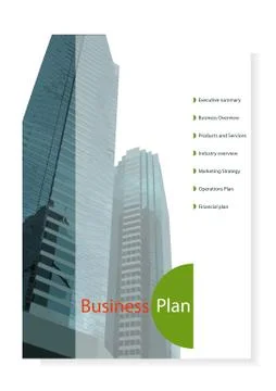 Leaflet Brochure Flyer template design, business plan. Stock Illustration