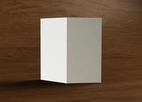 Leaflet inside presentation wood 3 Stock Illustration