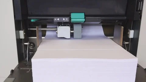 Leaflet Printing Stock Footage 73106656