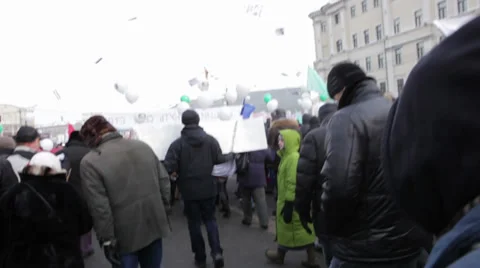 Leaflets on meeting Stock Footage 30461291