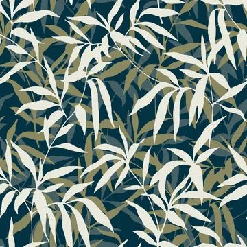 Leaf,Pattern,Textile,Design,Illustration 스톡 일러스트