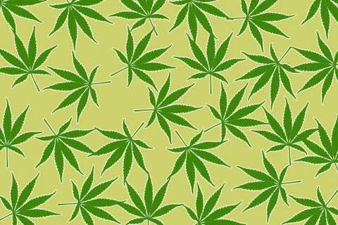 Leafs of cannabis background,abstract background Stock Illustration