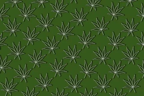 Leafs of cannabis background,abstract background Stock Illustration
