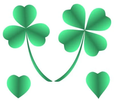 Leafs of clover Stock Illustration
