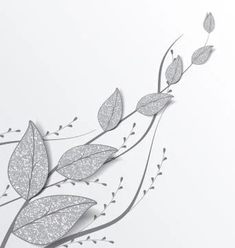 Leafs decoration Stock Illustration