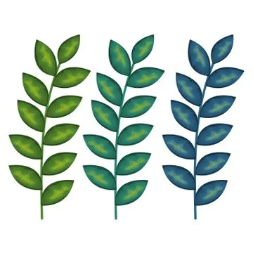 Leafs decorative pattern background Stock Illustration