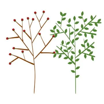 Leafs decorative pattern background Stock Illustration