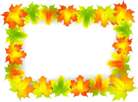 Leafs frame 스톡 일러스트