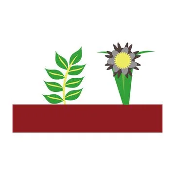 Leafs plant ecology icon vector illustration design graphic flat and simple Stock Illustration