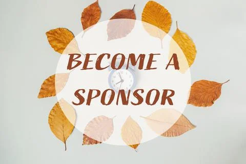 Leafy circle with a clock in the center Stock Photos