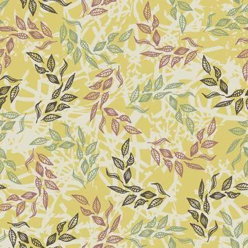 A leafy green composition seamless vector pattern Illustrazione stock