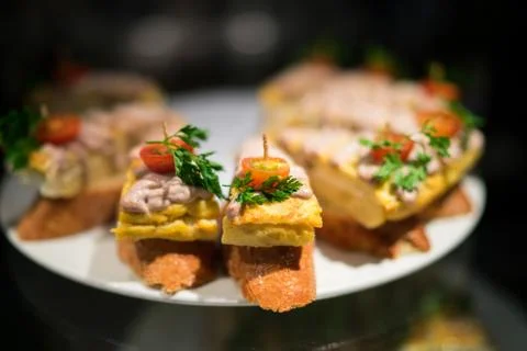 Leafy tapas Barca Stock Photos