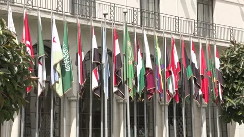 The League of Arab States Video stock 282393287