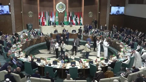 The League of Arab States Video stock 282393711