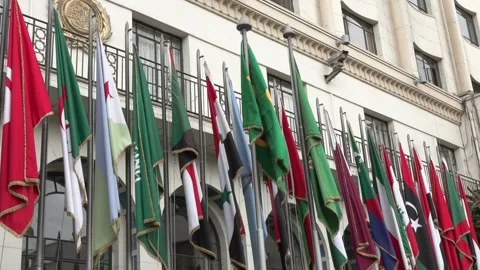 The League of Arab States Video stock 282393881