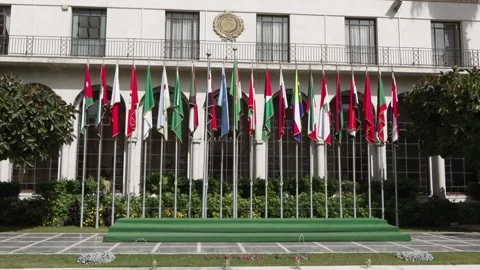 The League of Arab States Video stock 282393911