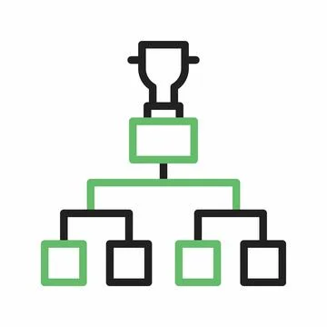 League icon vector image. Illustrazione stock